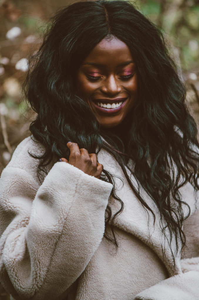 Smiling portrait with teddy coat_phuckitfashion